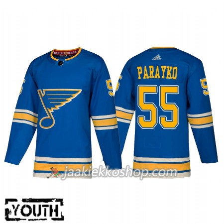 Lapsille NHL St. Louis Blues Pelipaita Colton Parayko 55 Adidas Alternate 2018-19 Authentic